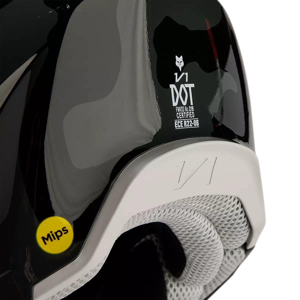Fox Racing - V1 Bnkr Helmet (31375)-Black Camo (31375-247)