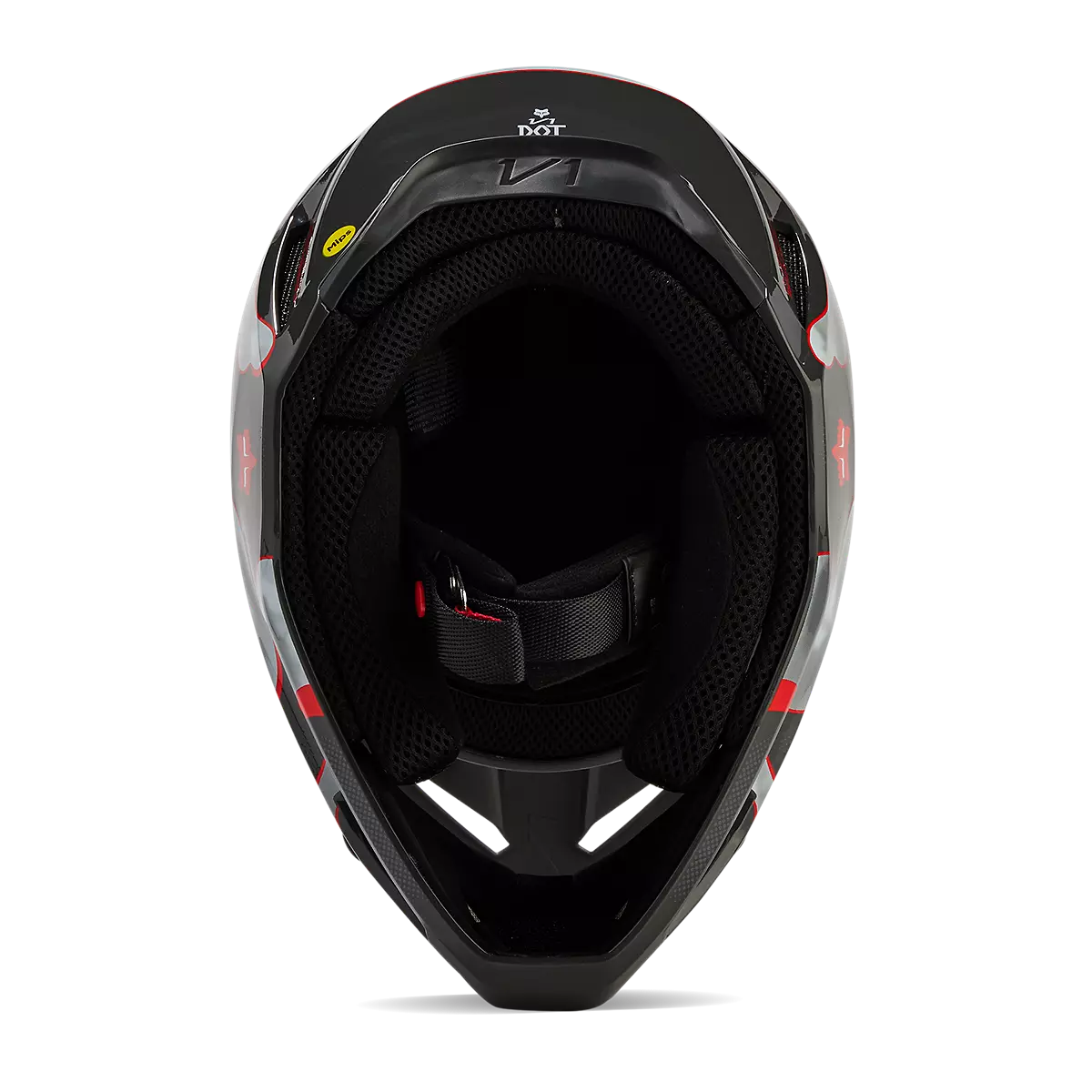 Fox Racing - V1 Atlas Helmet-Grey/Red (31376-037)