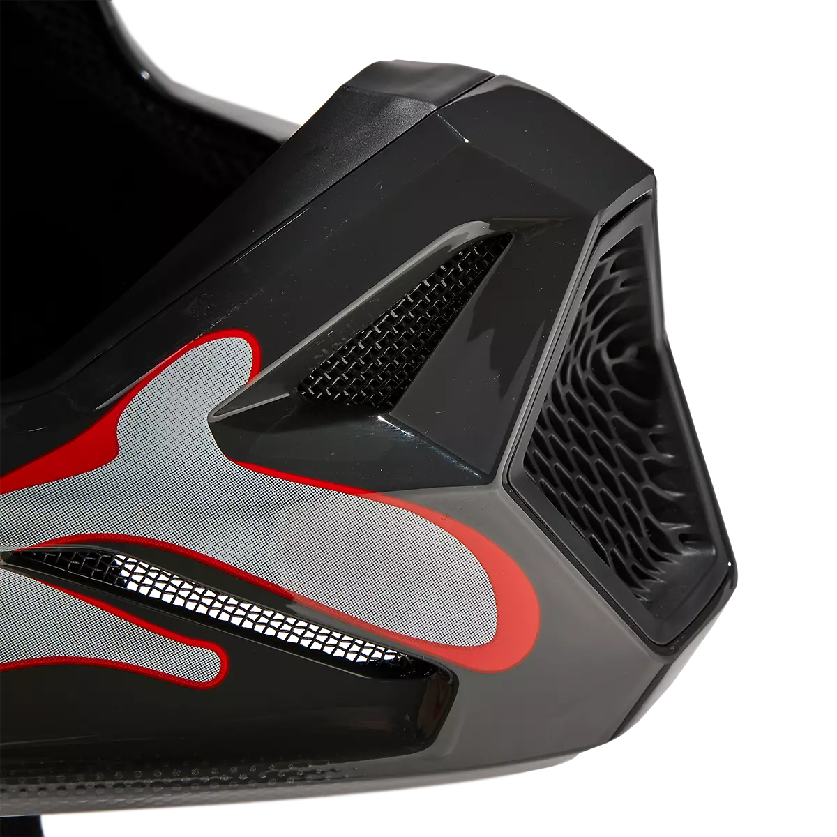 Fox Racing - V1 Atlas Helmet-Grey/Red (31376-037)