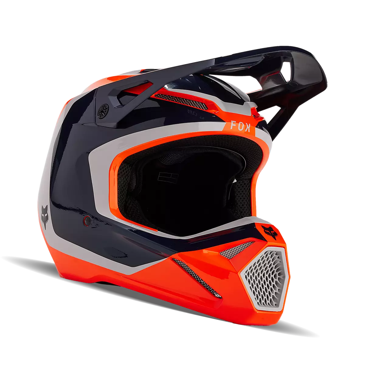 Fox Racing - V1 Nitro Helmet Youth-Flo Orange (31400-824)