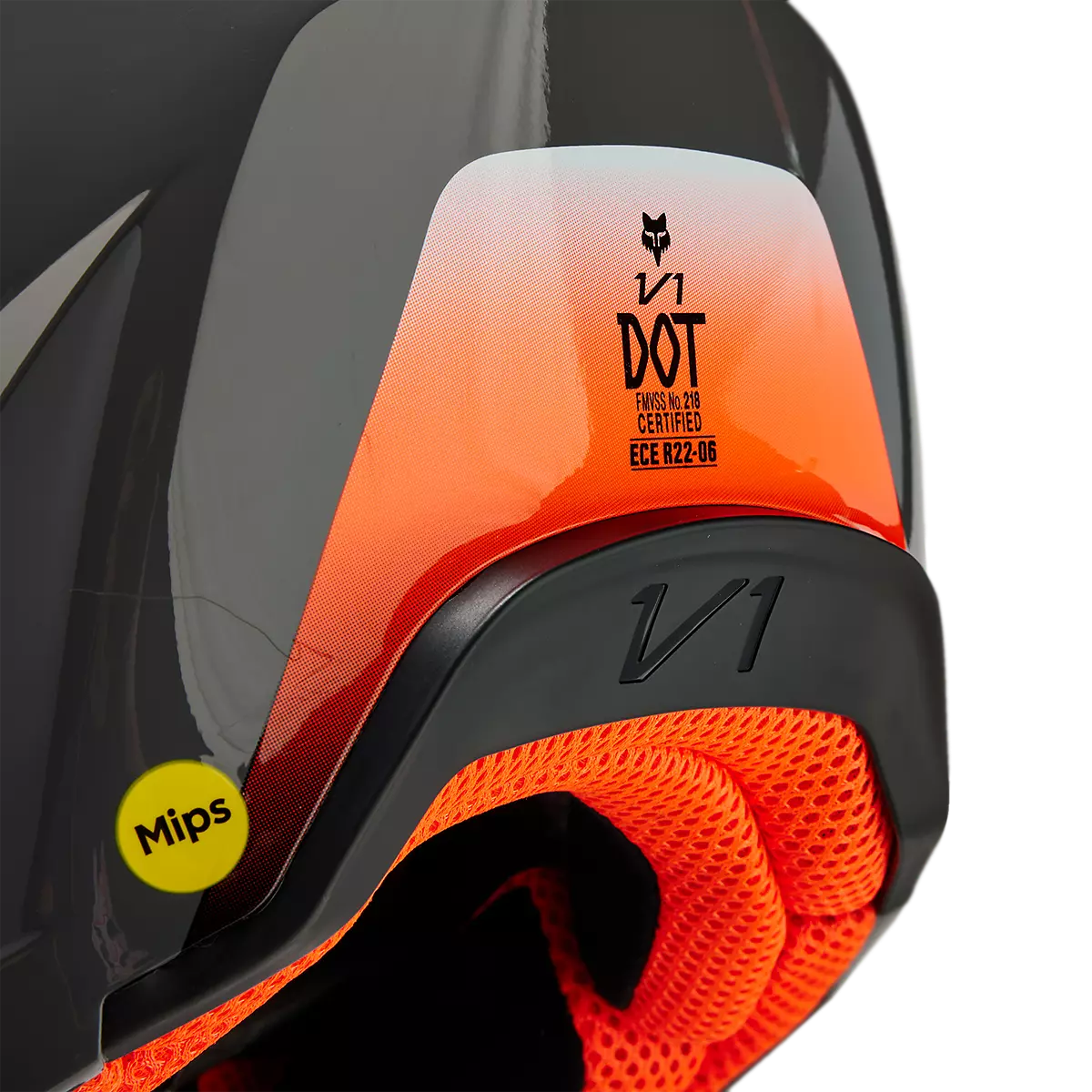 Fox Racing - V1 Ballast Helmet Youth-Grey (31401-006)