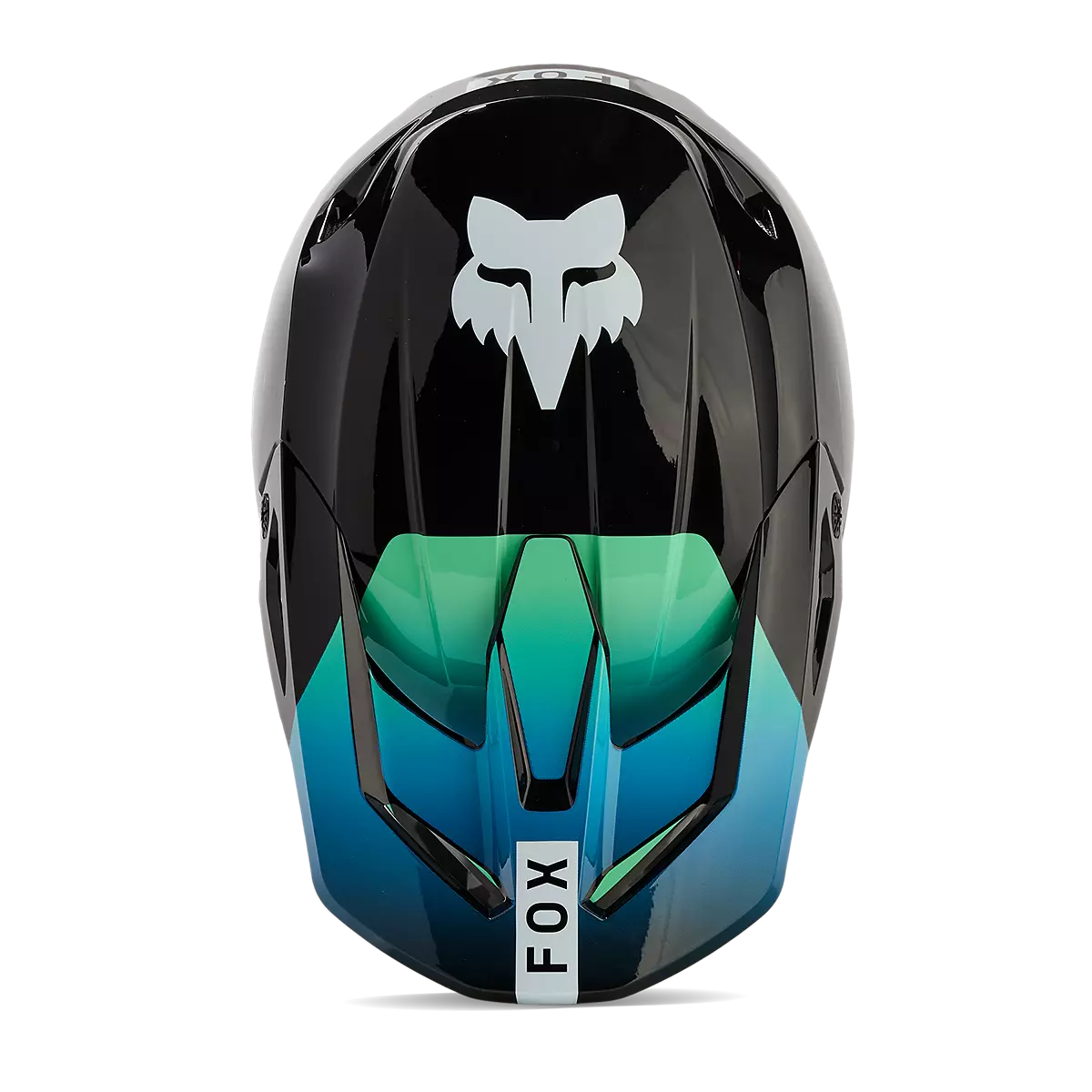 Fox Racing - V1 Ballast Helmet Youth-Black/Blue (31401-013)