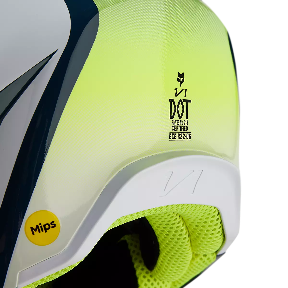 Fox Racing - V1 Flora Helmet Youth-Dark Indigo (31402-203)