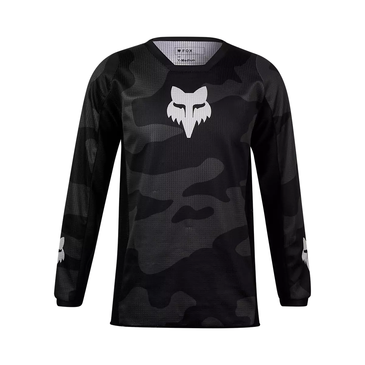 Fox Racing - Youth 180 BNKR Jersey-Black Camo (31429-247)