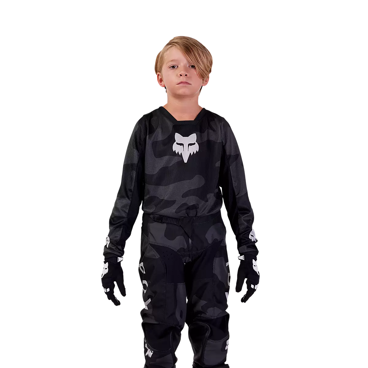 Fox Racing - Youth 180 BNKR Jersey-Black Camo (31429-247)