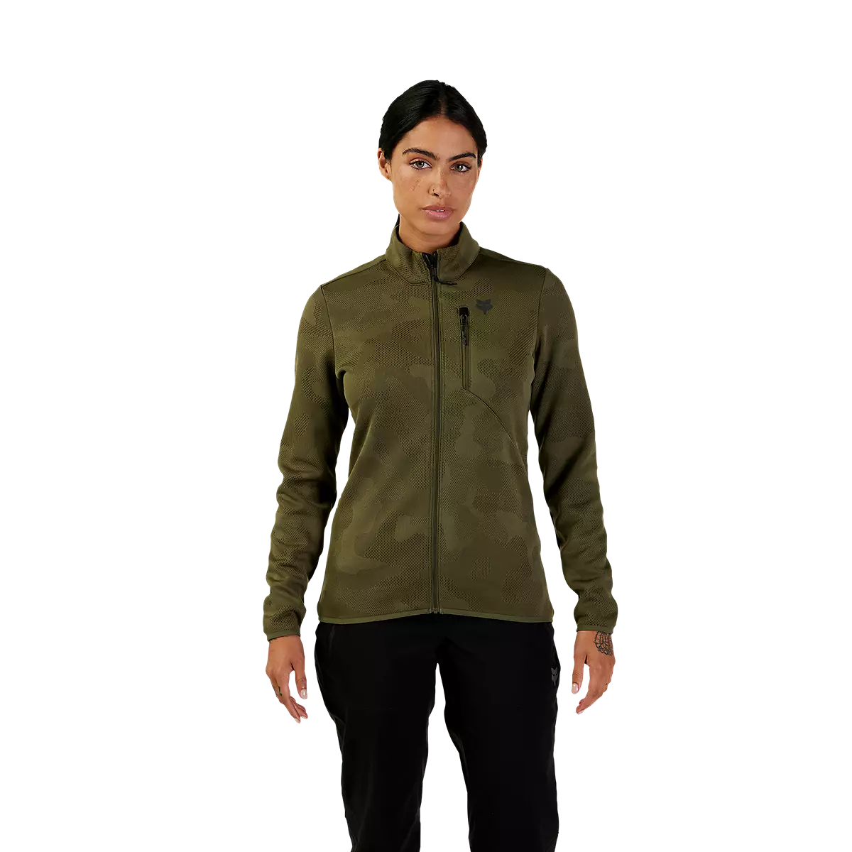 Fox Racing - Womens Ranger Midlayer Fz-Olive Green (31492-099)