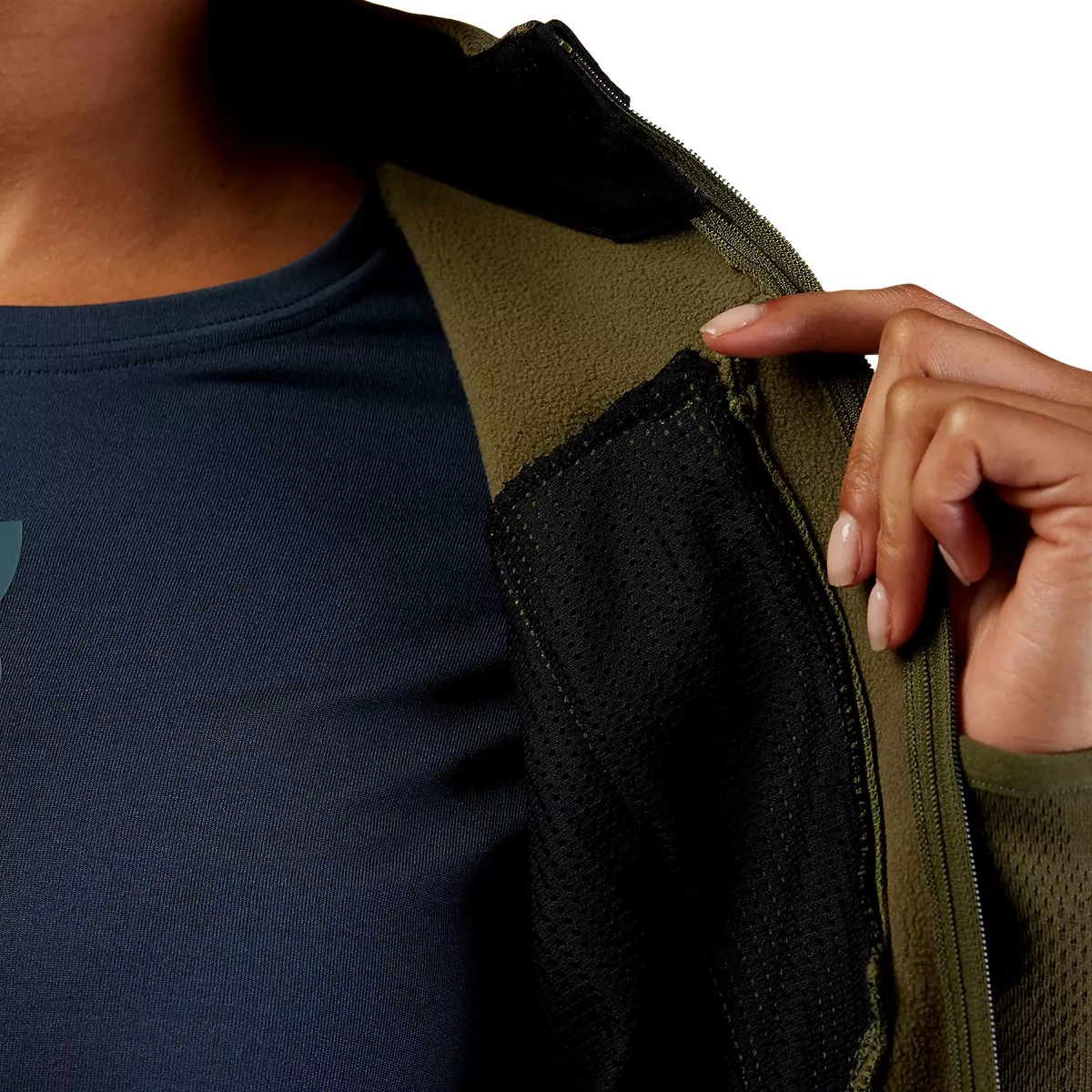 Fox Racing - Womens Ranger Midlayer Fz-Olive Green (31492-099)