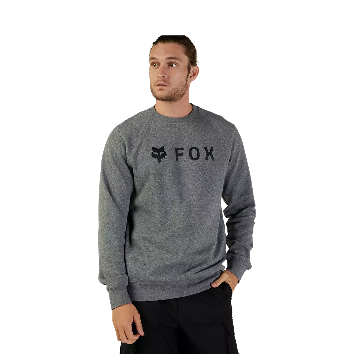 Fox Racing - Absolute Fleece Crew-Heather Graphite (31591-185)