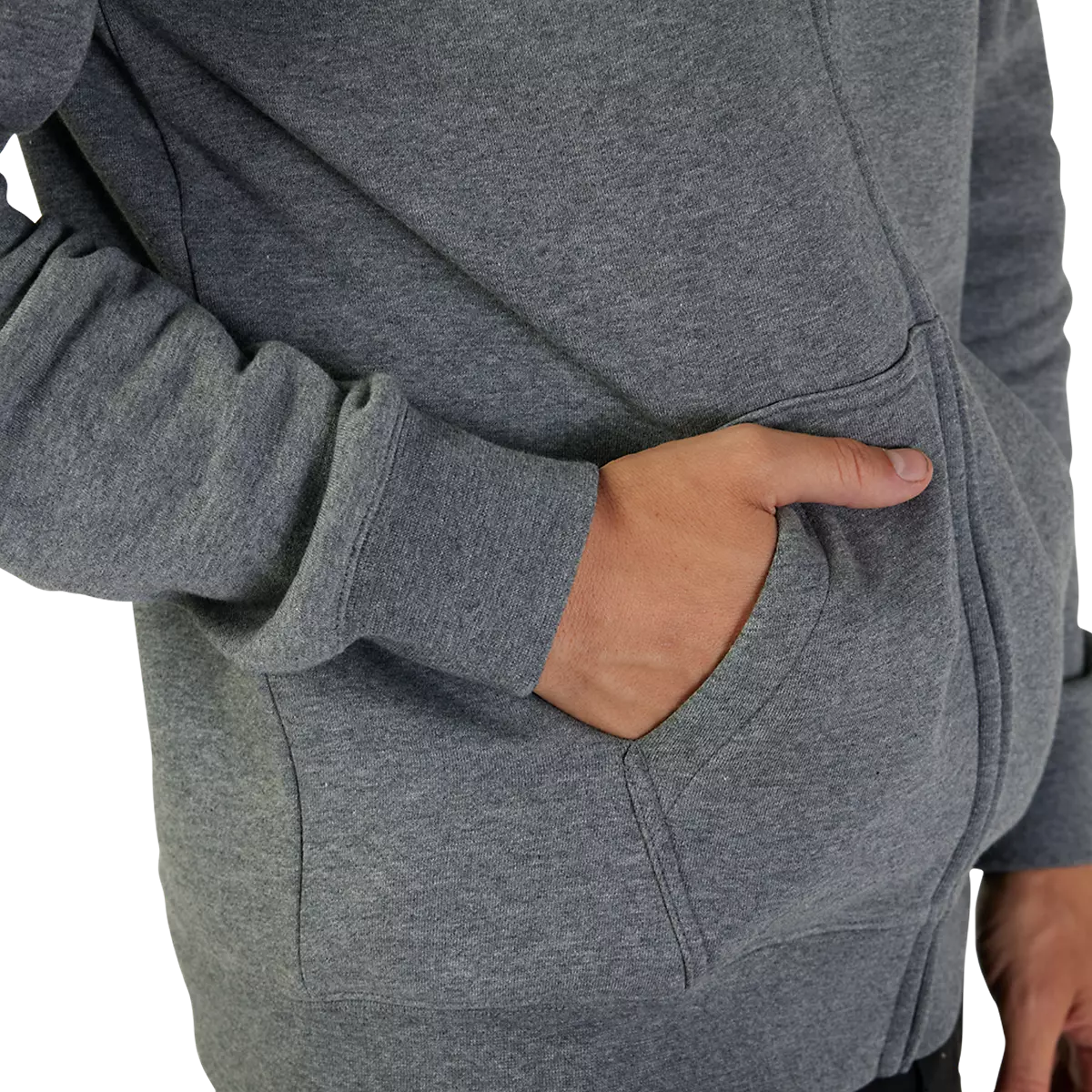 Fox Racing - Absolute Fleece Zip-Heather Graphite (31593-185)