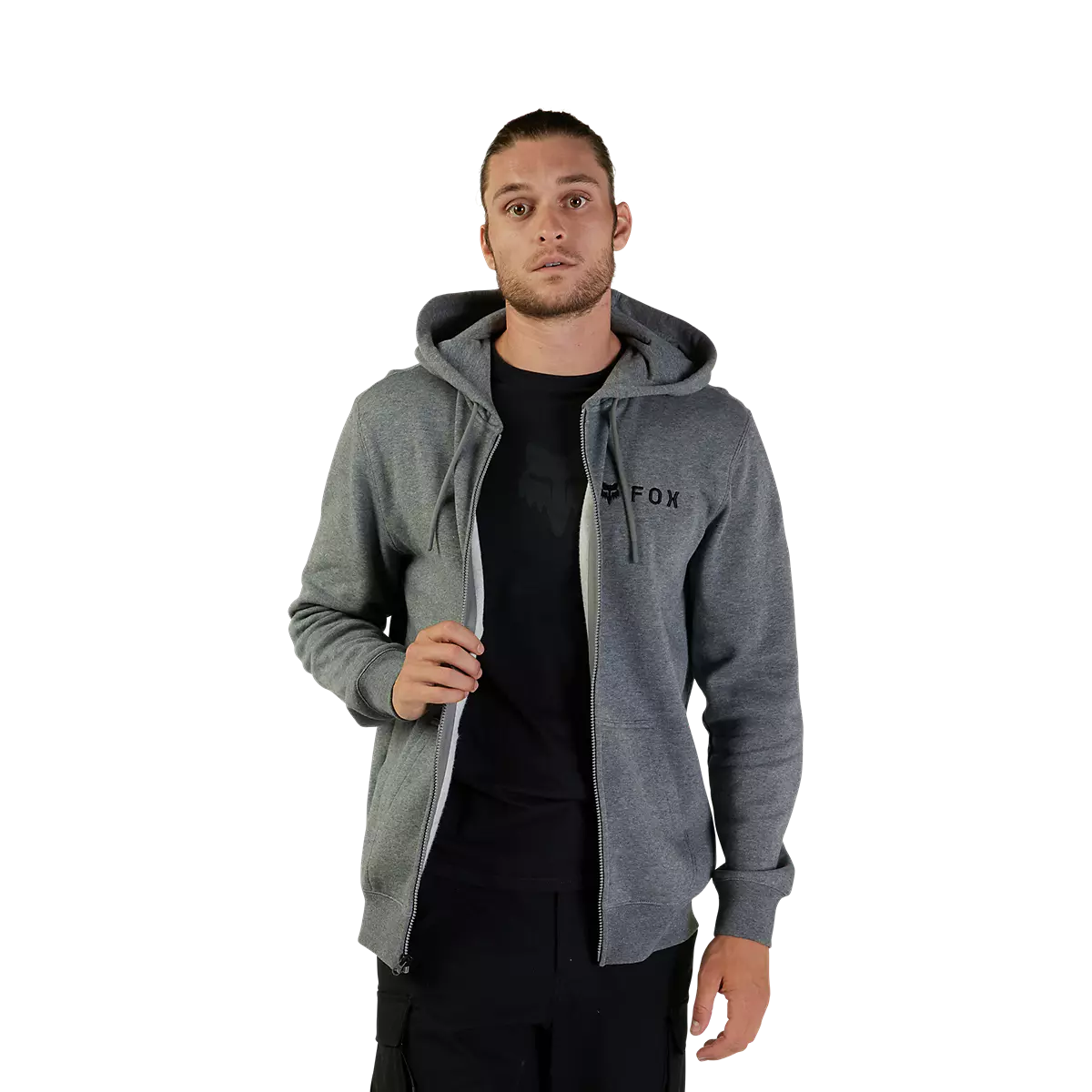 Fox Racing - Absolute Fleece Zip-Heather Graphite (31593-185)