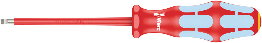 Wera Tools - 3160 i VDE Insulated screwdriver for slotted screws, stainless
