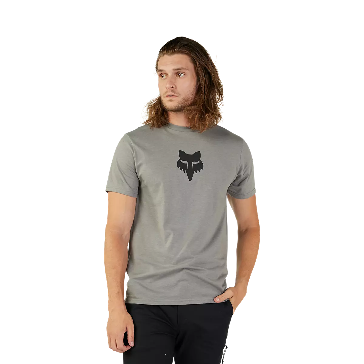 Fox Racing - Fox Head SS Prem Tee-Heather Graphite (31731-185)