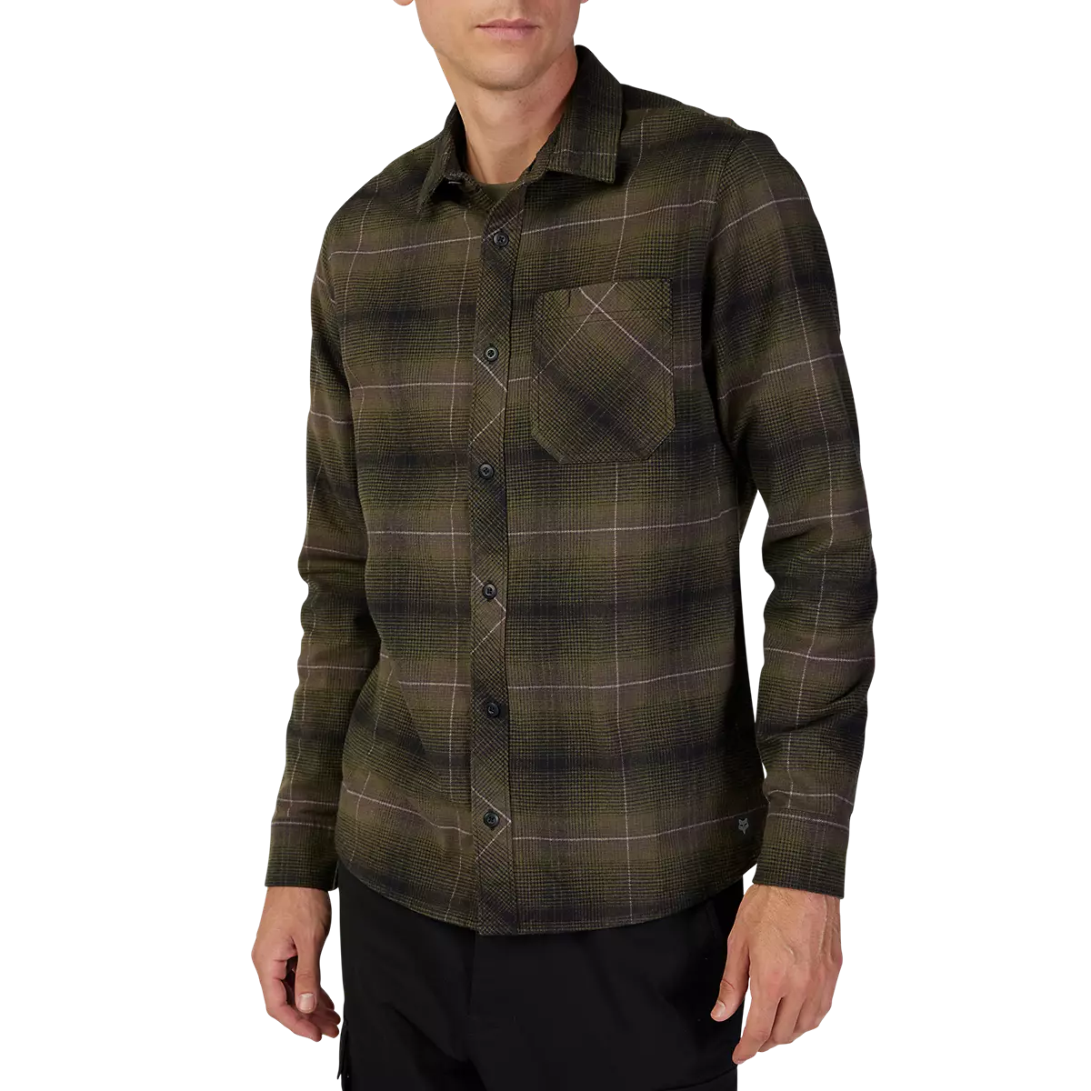 Fox Racing - Source Flannel-Olive Green (31739-099)