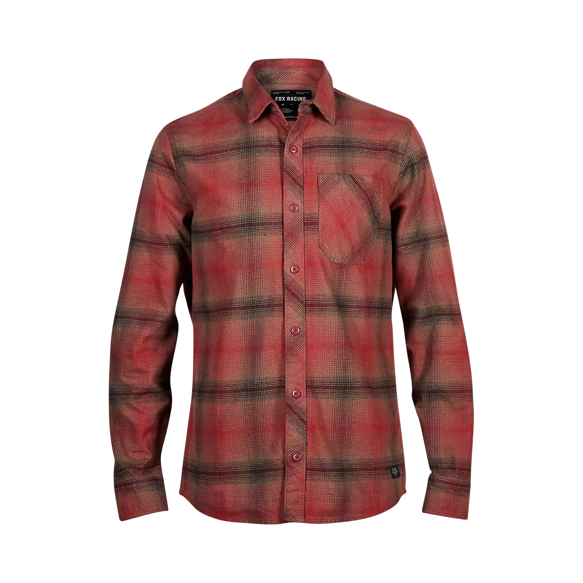 Fox Racing - Source Flannel-Scarlet (31739-371)