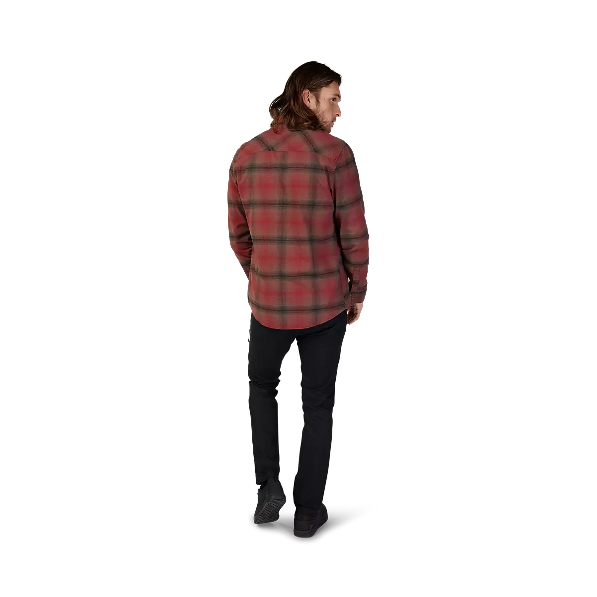 Fox Racing - Source Flannel-Scarlet (31739-371)