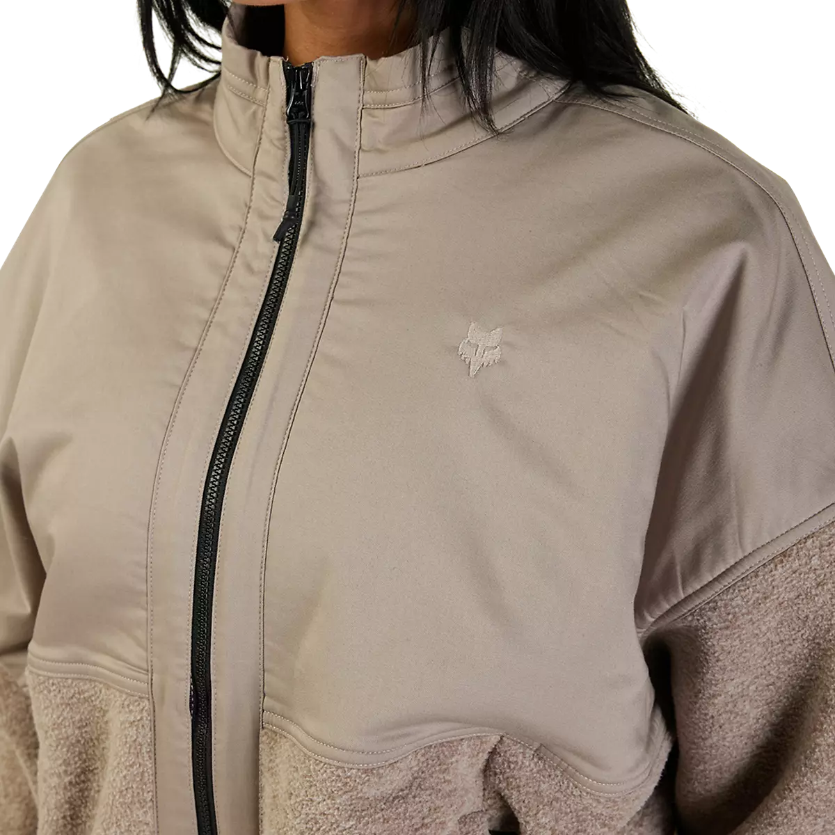 Fox Racing - Womens Survivalist Sherpa Jacket-Taupe (31761-235)