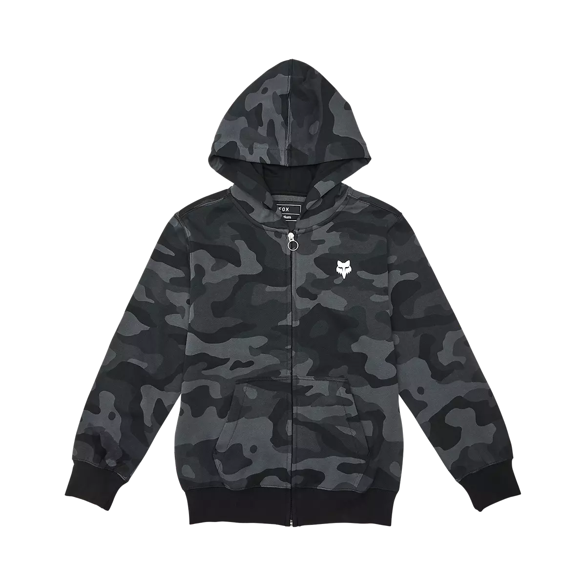 Fox Racing - Fox Head Camo Flc Zip Youth-Black Camo (31797-247)