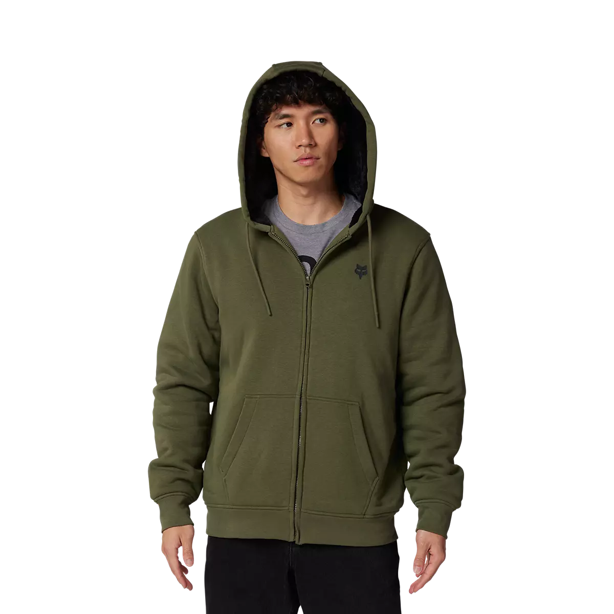 Fox Racing - Dynamic Sasquatch Zip Hoodie-Olive Green (31821-099)