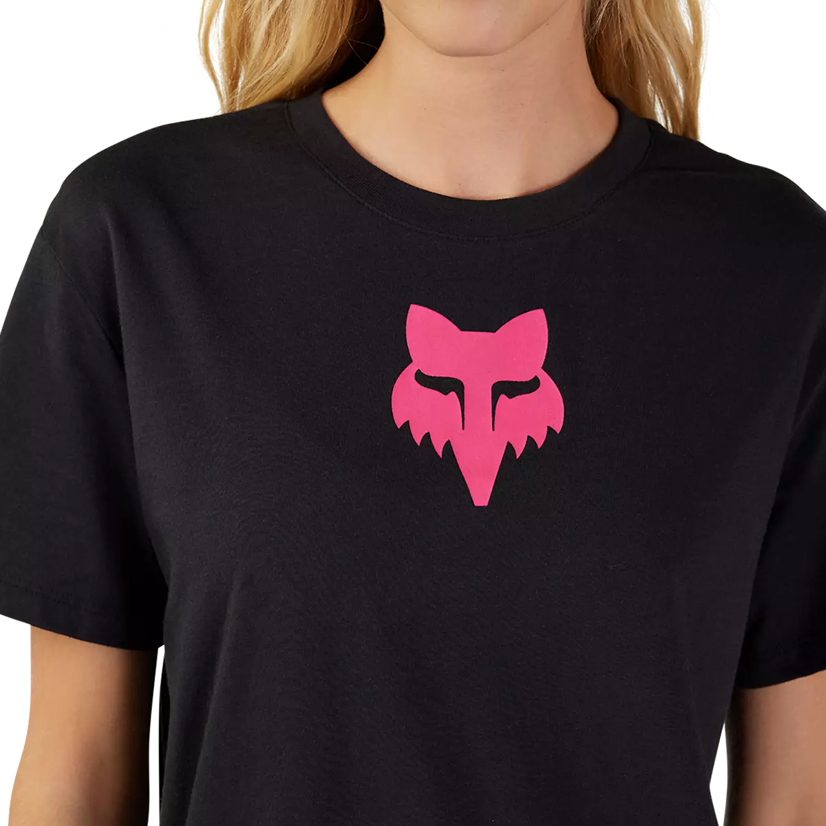 Fox Racing - Womens Fox Head SS Tee-Black/Pink (31850-285)
