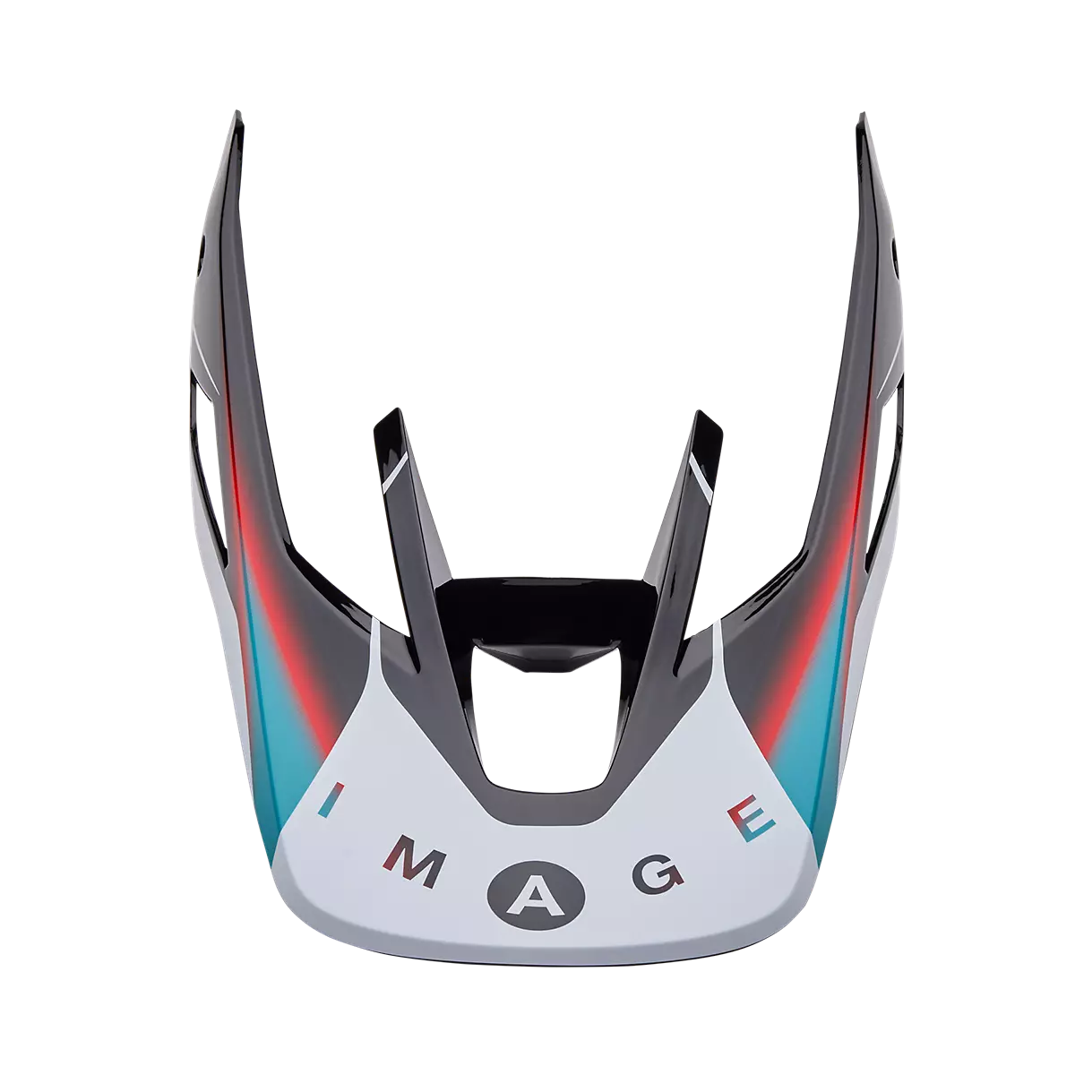 Fox Racing - V3 RS Helmet Visor - Syz-Black/White (31863-018)