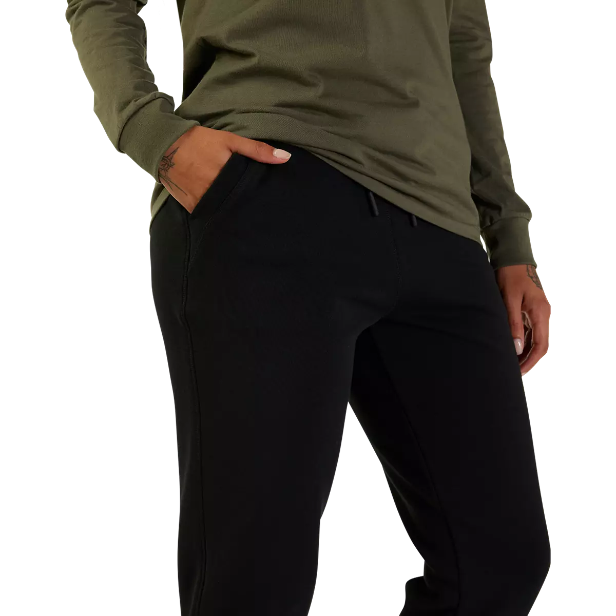 Fox Racing - Womens Level Up Fleece Jogger-Black (31887-001)