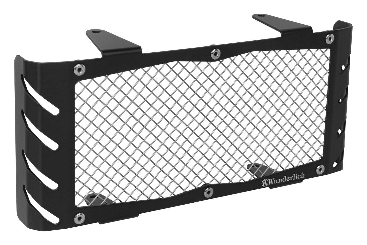 The oil cooler guard for the BMW provides effective protection and ensures optimal long-term cooling air flow.