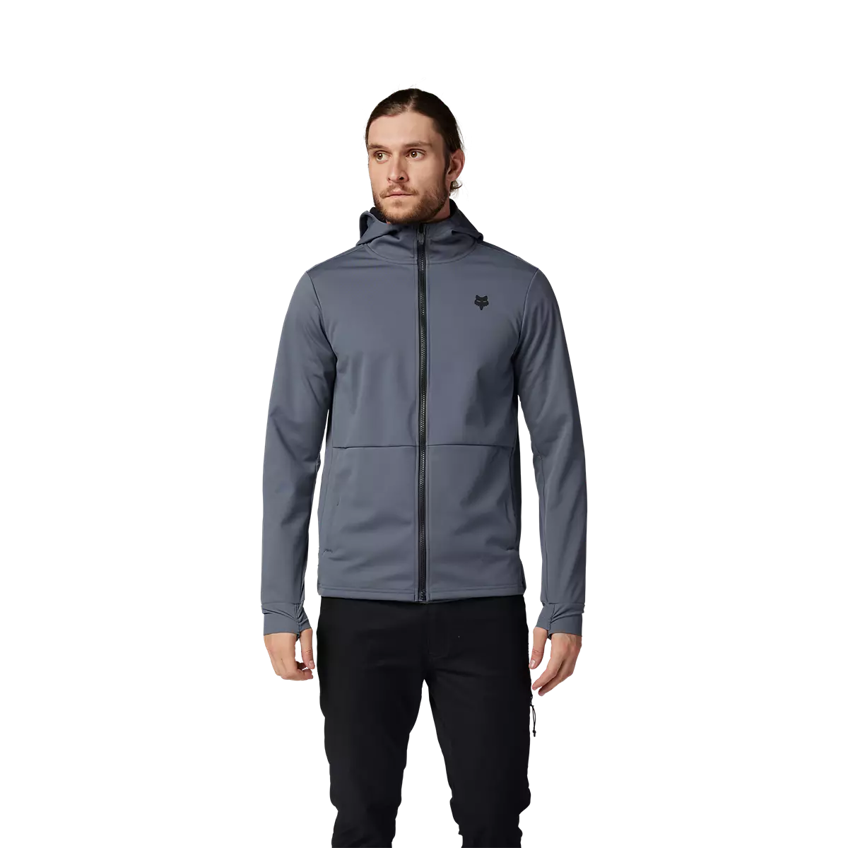 Fox Racing - Defend Drive Windblock Zip Fleece-Graphite (32008-103)
