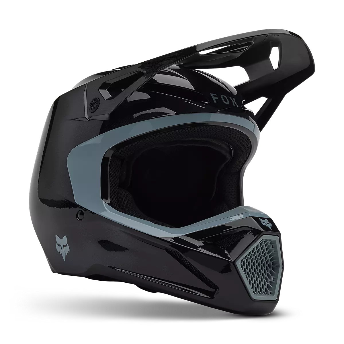 Fox Racing - Youth V1 Taunt Helmet-Black (32018-001)