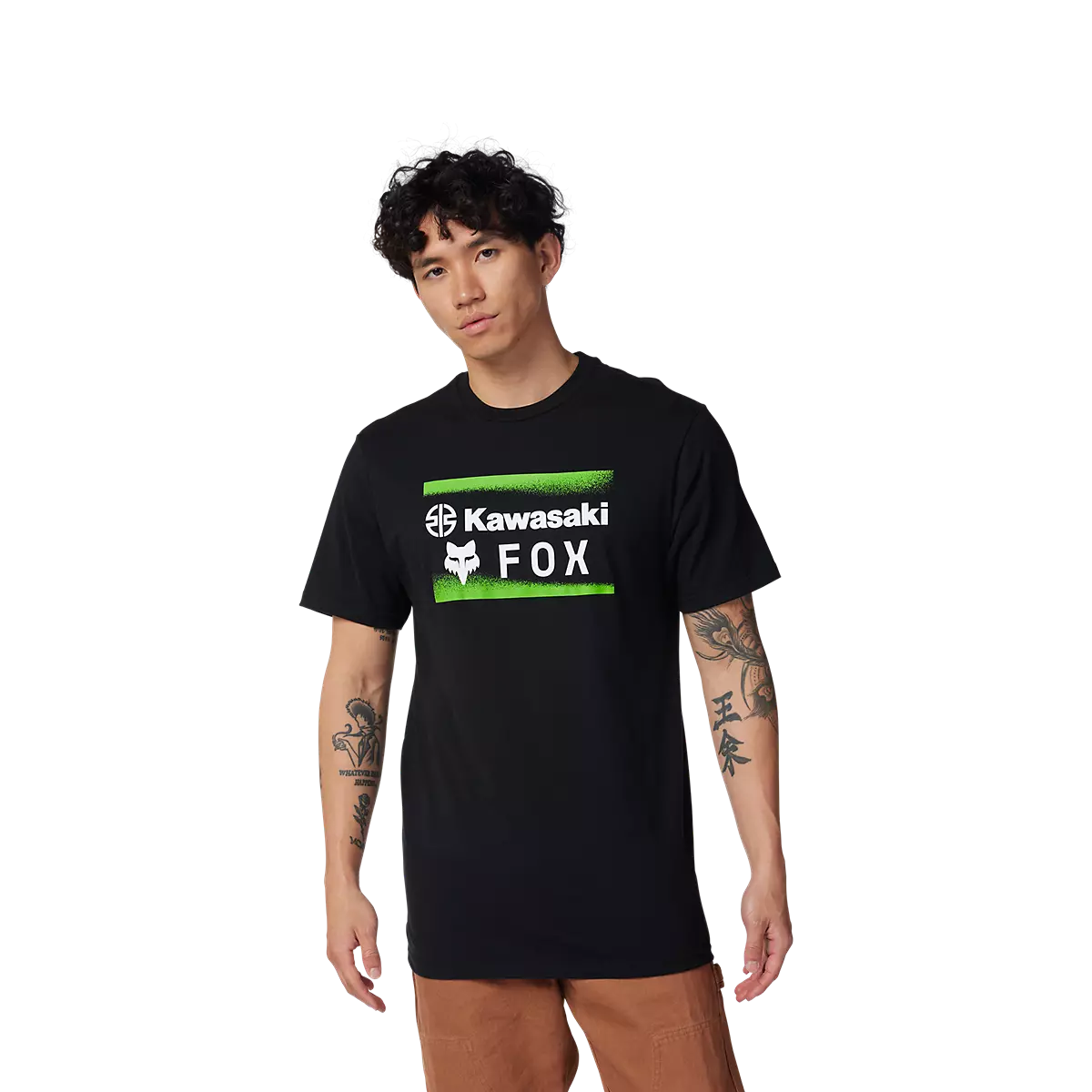 Fox Racing - Fox X Kawasaki Prem Short Sleeve Tee-Black (32060-001)