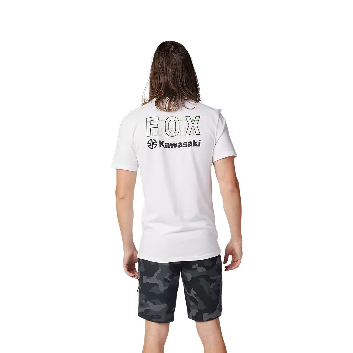 Fox Racing - Fox X Kawasaki Prem Short Sleeve Tee II-Optic White (32061-190)