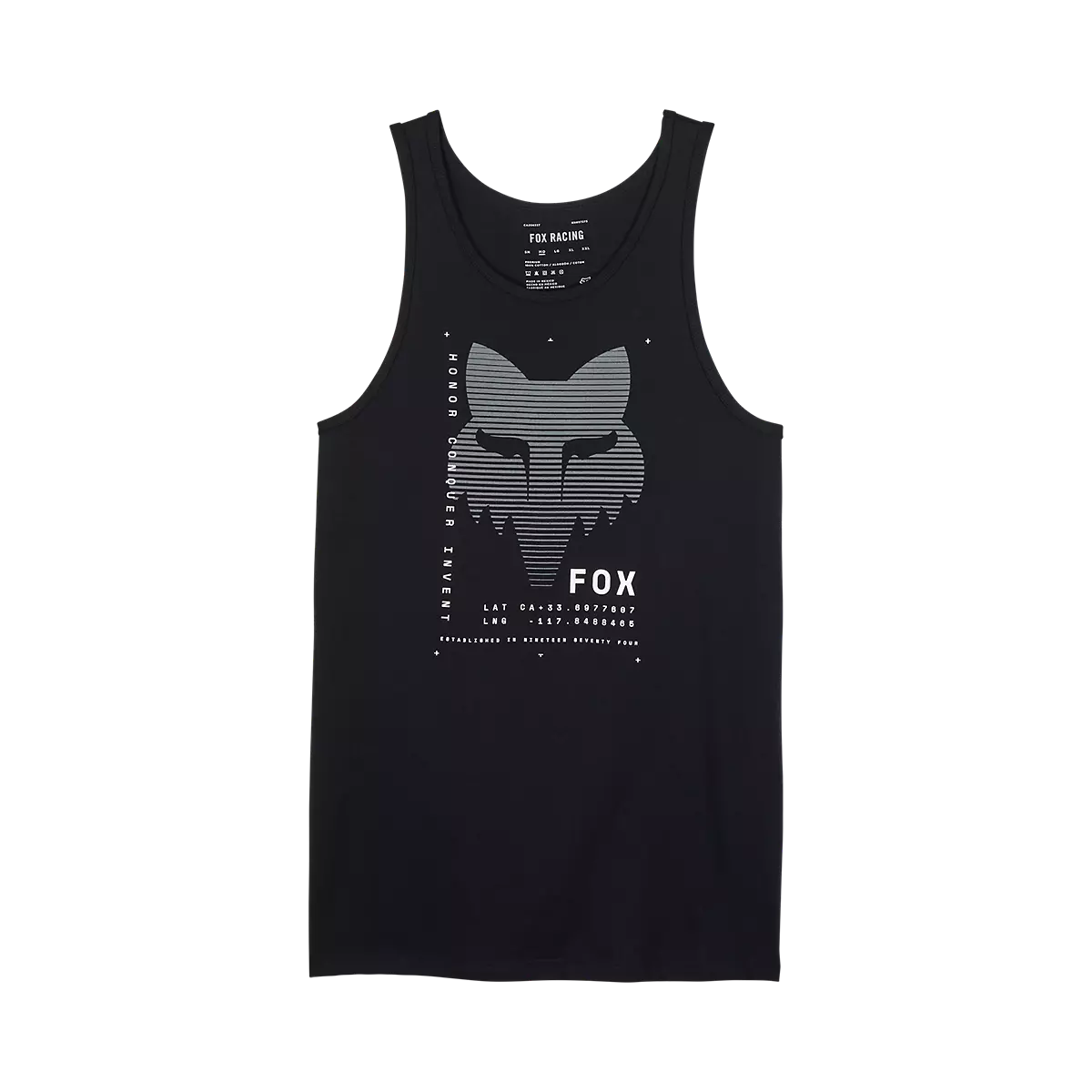 Fox Racing - Dispute Prem Tank-Black (32094-001)