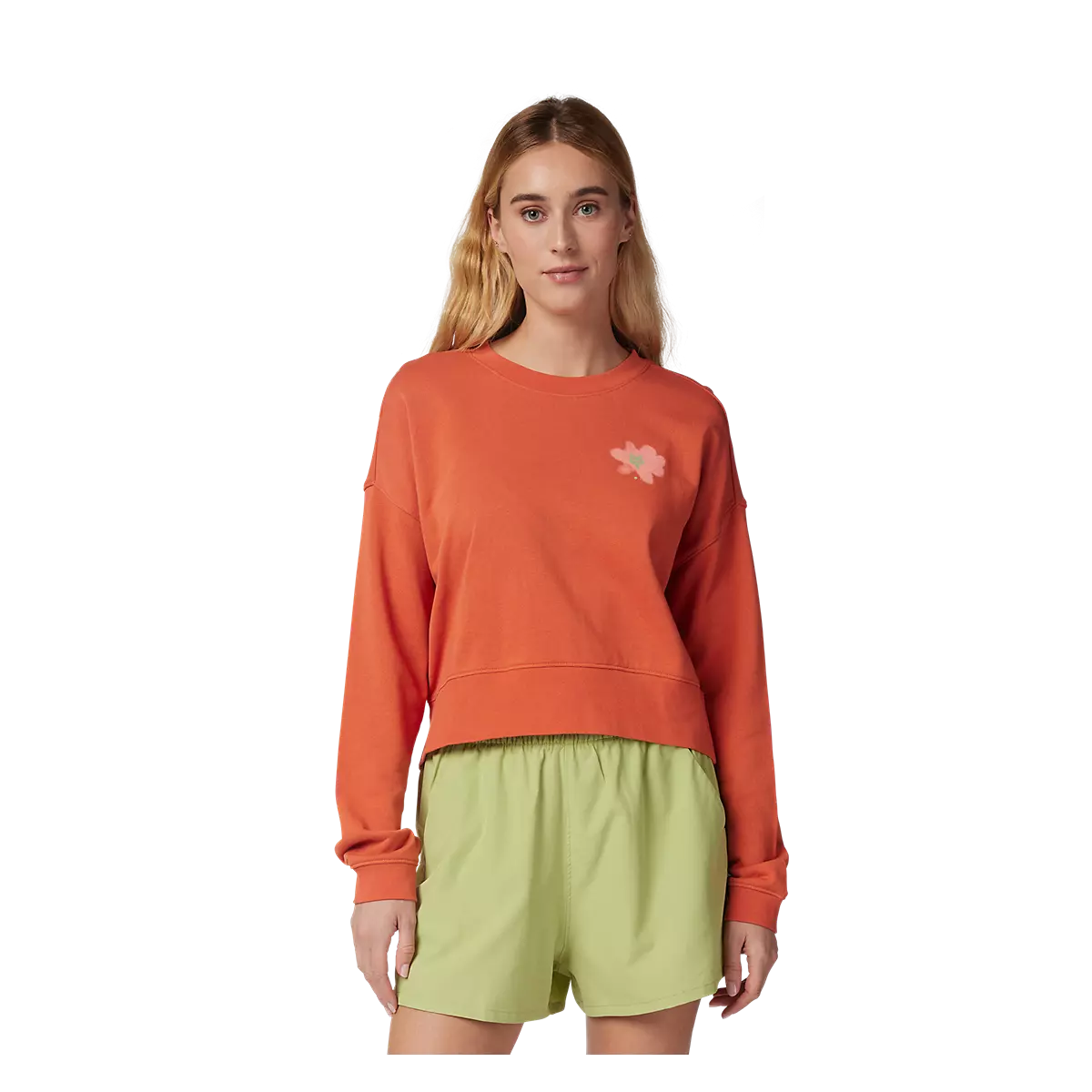Fox Racing - Women's Byrd Fleece Crew-Atomic Orange (32146-456)