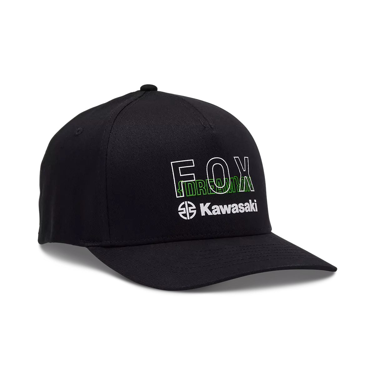 Fox Racing - Fox X Kawasaki Flexfit Hat (32242)-Black (32242-001)