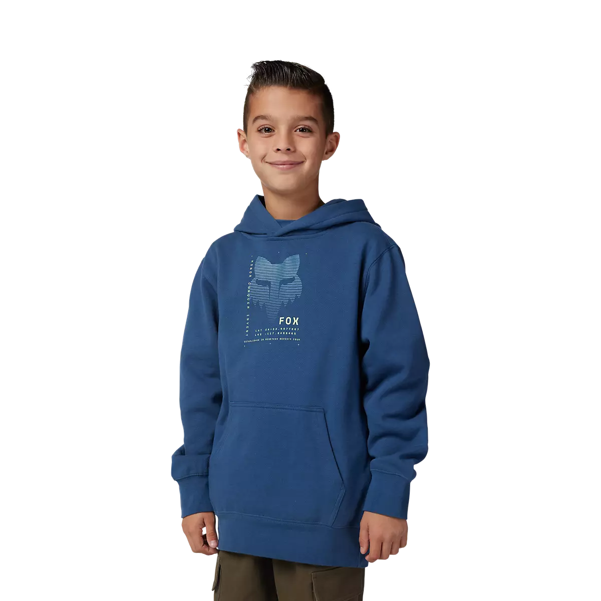 Fox Racing - Youth Dispute Fleece Pullover-Indigo (32287-199)