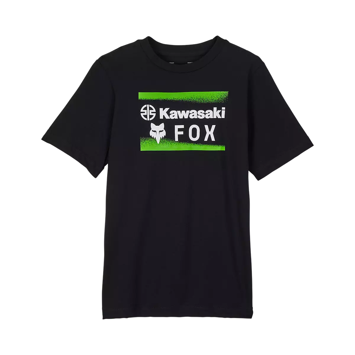 Fox Racing - Youth Fox X Kawasaki Short Sleeve Tee-Black (32301-001)