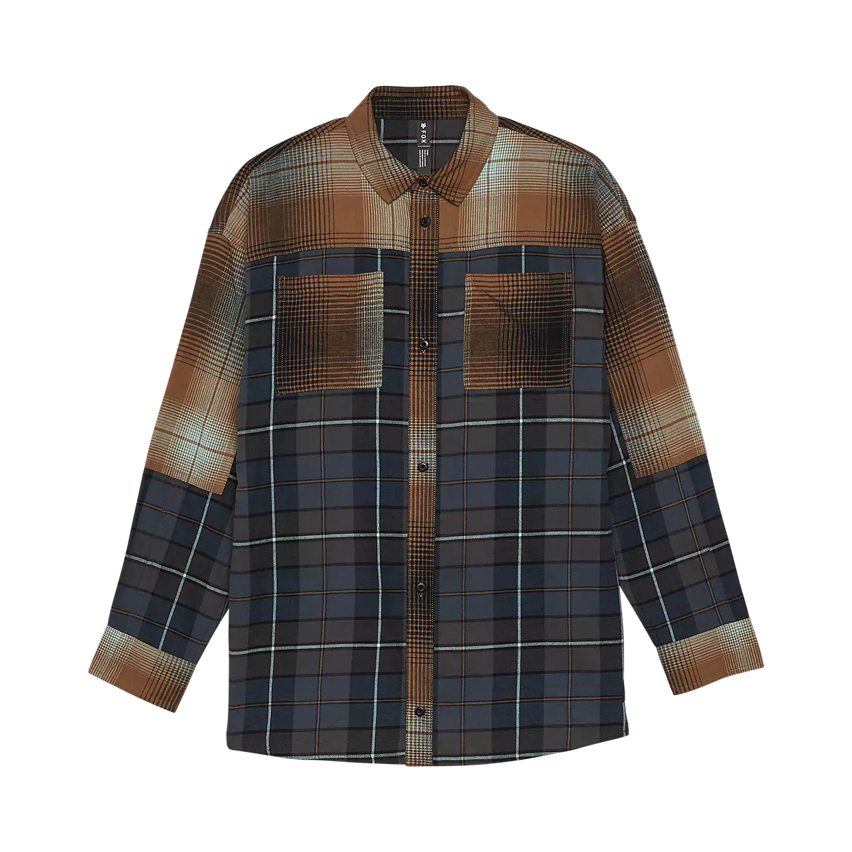 Fox Racing - Womens Oversized Flannel Shirt-Dark Vintage (32827-564)