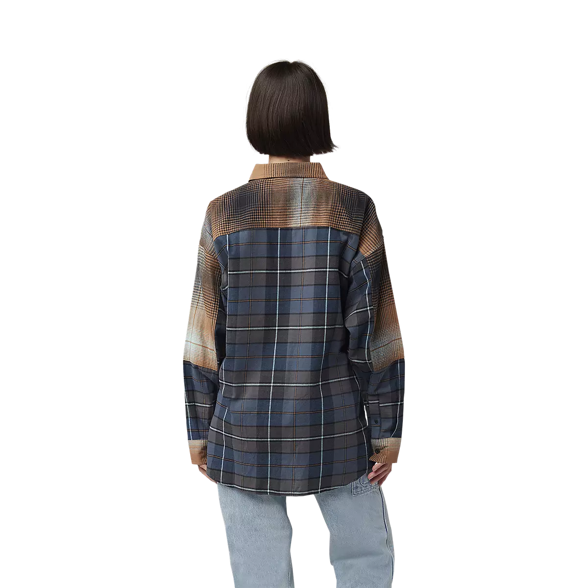 Fox Racing - Womens Oversized Flannel Shirt-Dark Vintage (32827-564)