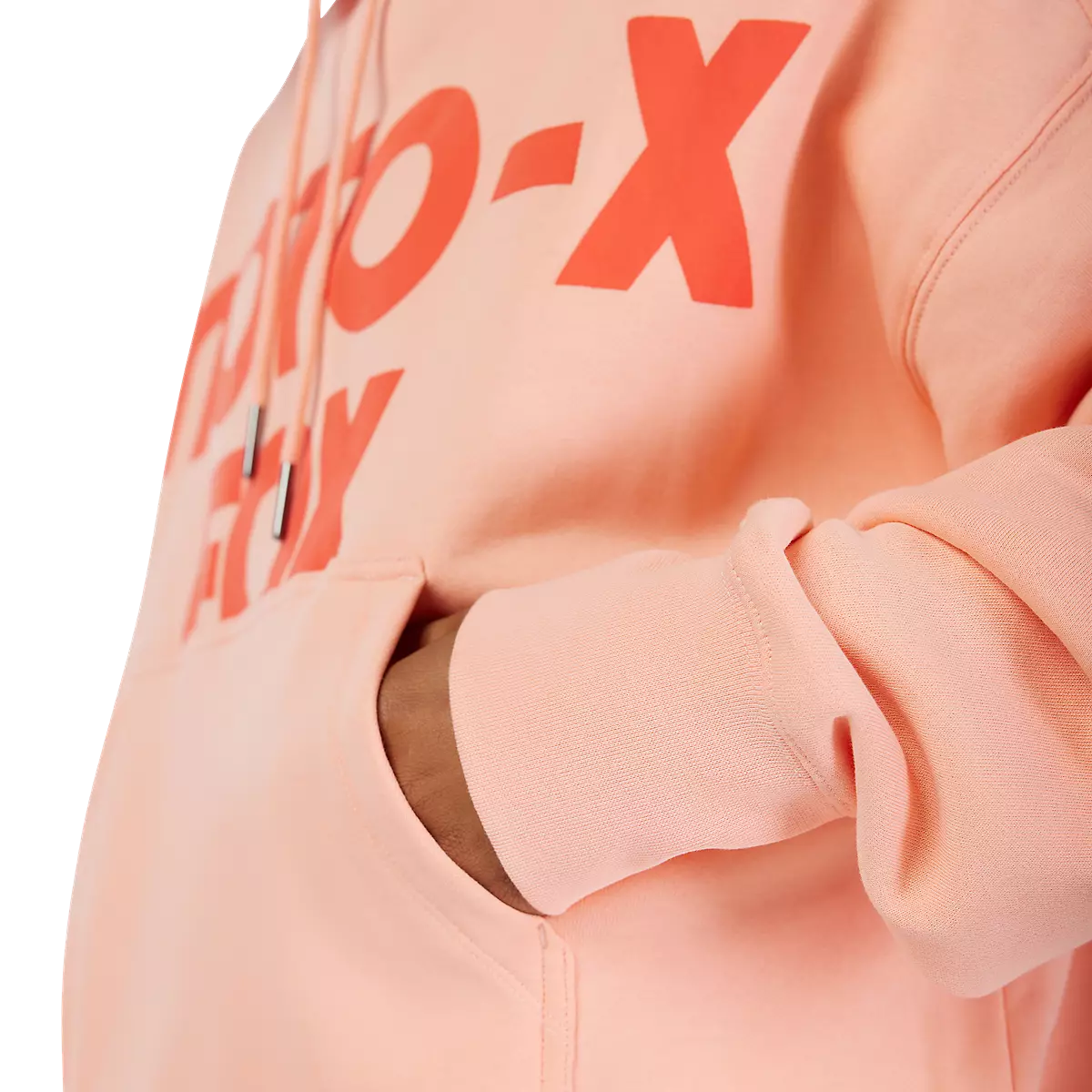 Fox Racing - Womens Moto-X Oversized Pullover Hoodie-Pale Pink (32829-273)