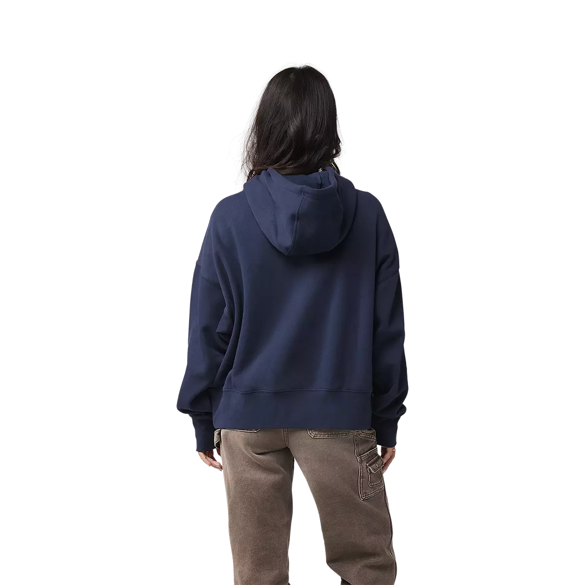 Fox Racing - Womens Moto-X Oversized Pullover Hoodie-Midnight (32829-329)