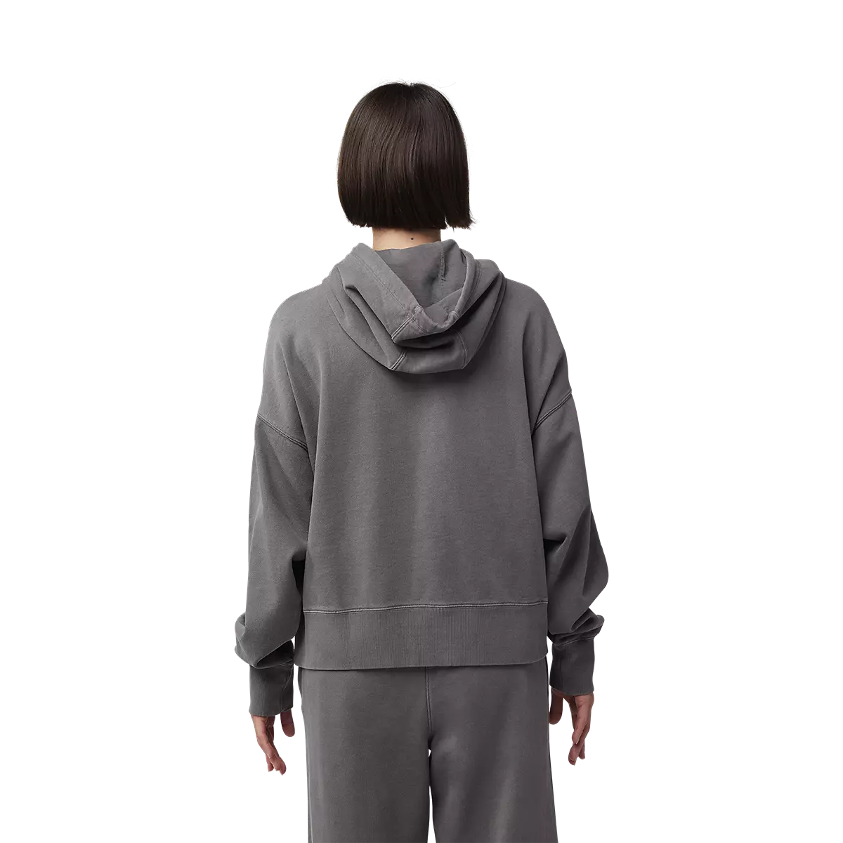 Fox Racing - Womens Wordmark Oversized Pullover Hoodie-Pewter (32830-052)