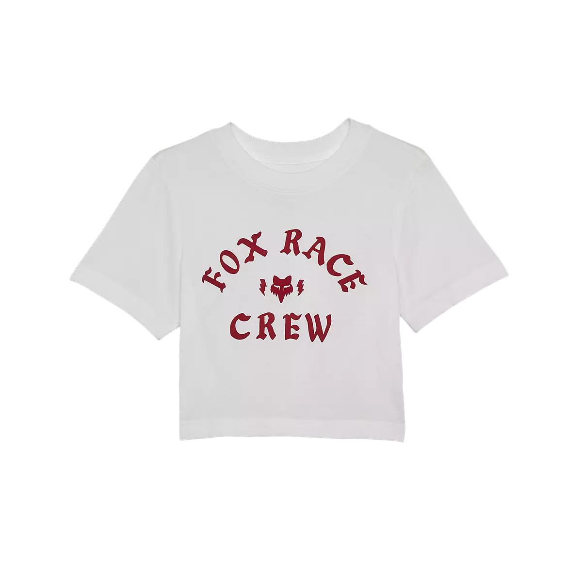 Fox Racing - Womens Race Crew Cropped Tee-White (32834-008)