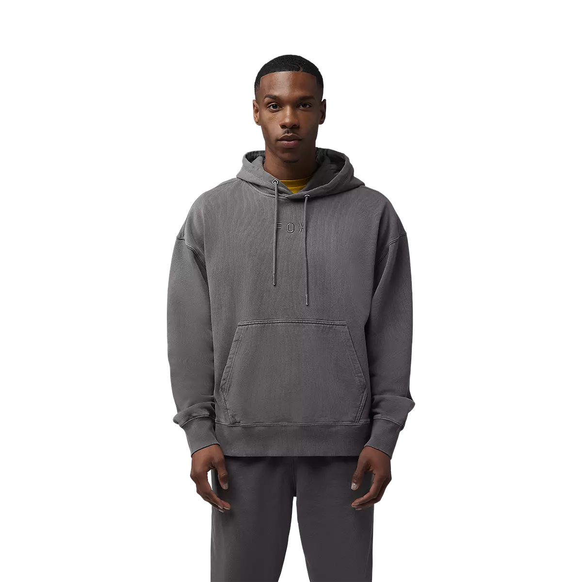 Fox Racing - Wordmark Oversized Pullover Hoodie-Pewter (32865-052)
