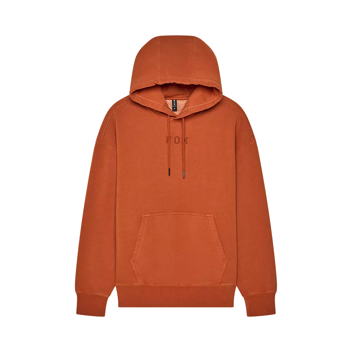 Fox Racing - Wordmark Oversized Pullover Hoodie-Medium Brown (32865-633)