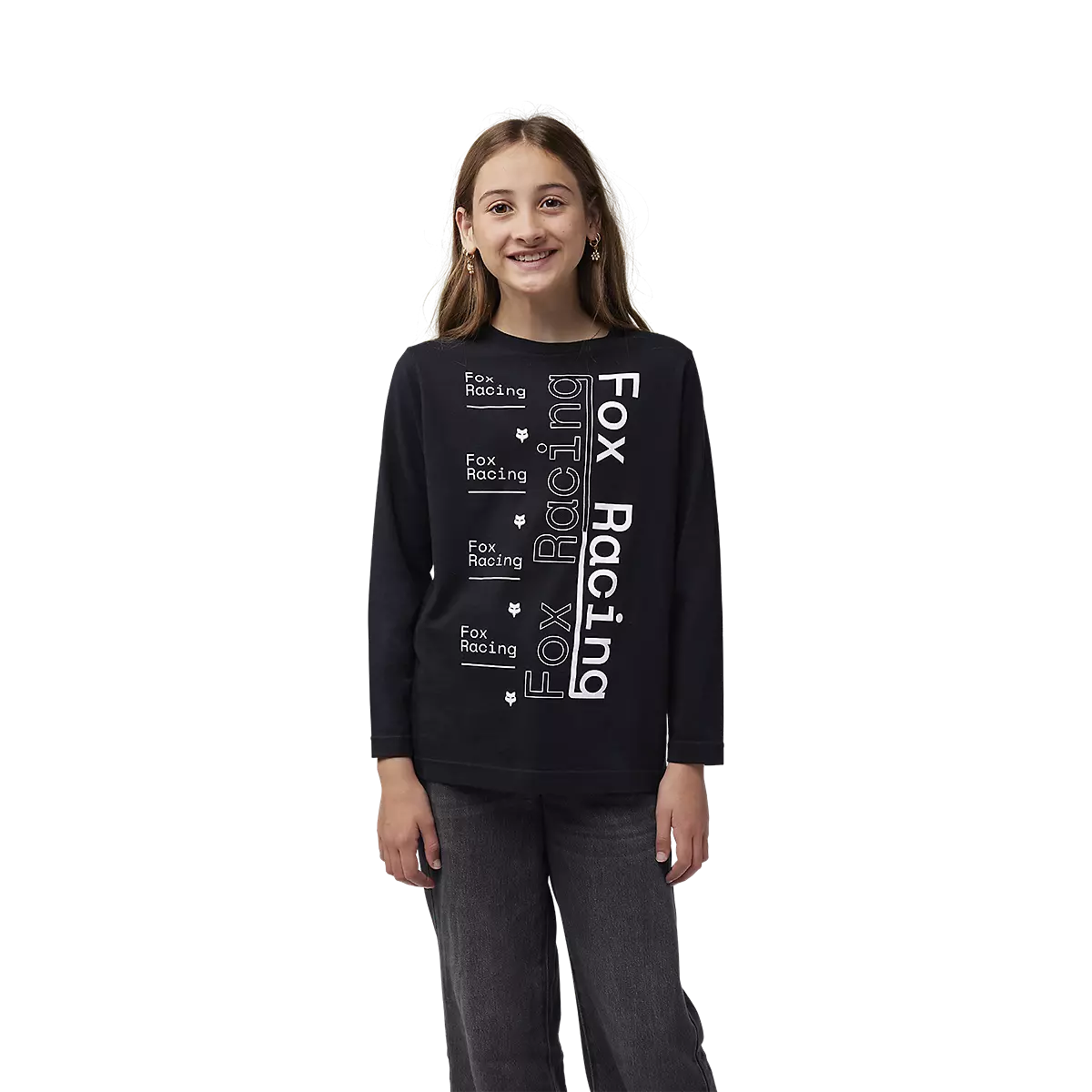 Fox Racing - Youth Race Spec Long Sleeve Premium Tee-Black (32885-001)