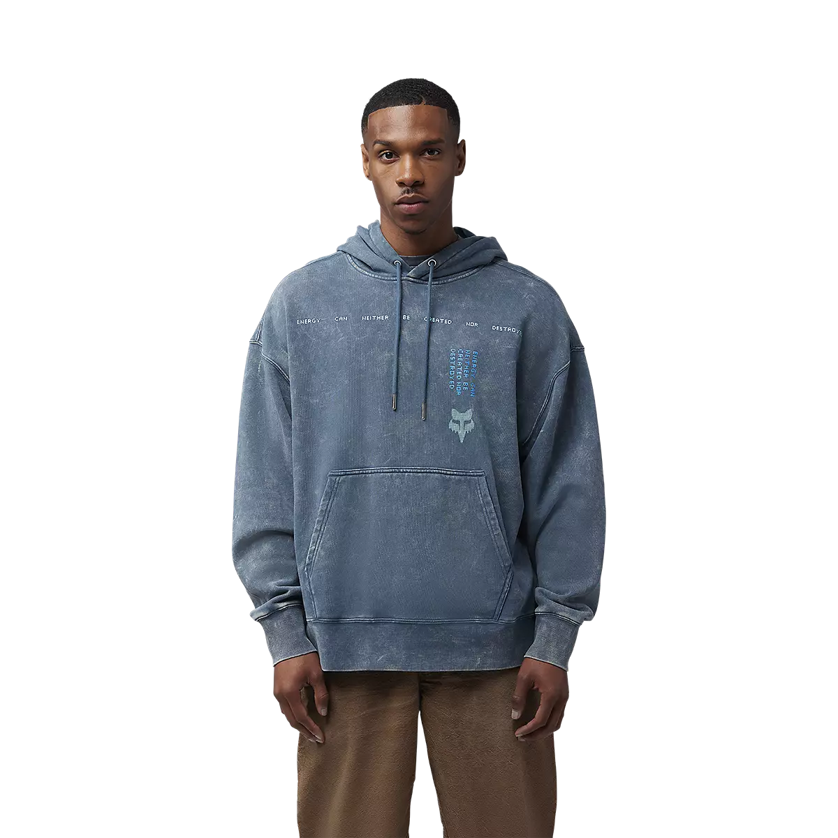 Fox Racing - Throttle Oversized Pullover Hoodie-Dark Vintage (32894-564)