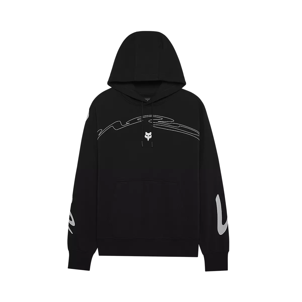 Fox Racing - Energy Face Oversized Pullover Hoodie-Black (32895-001)