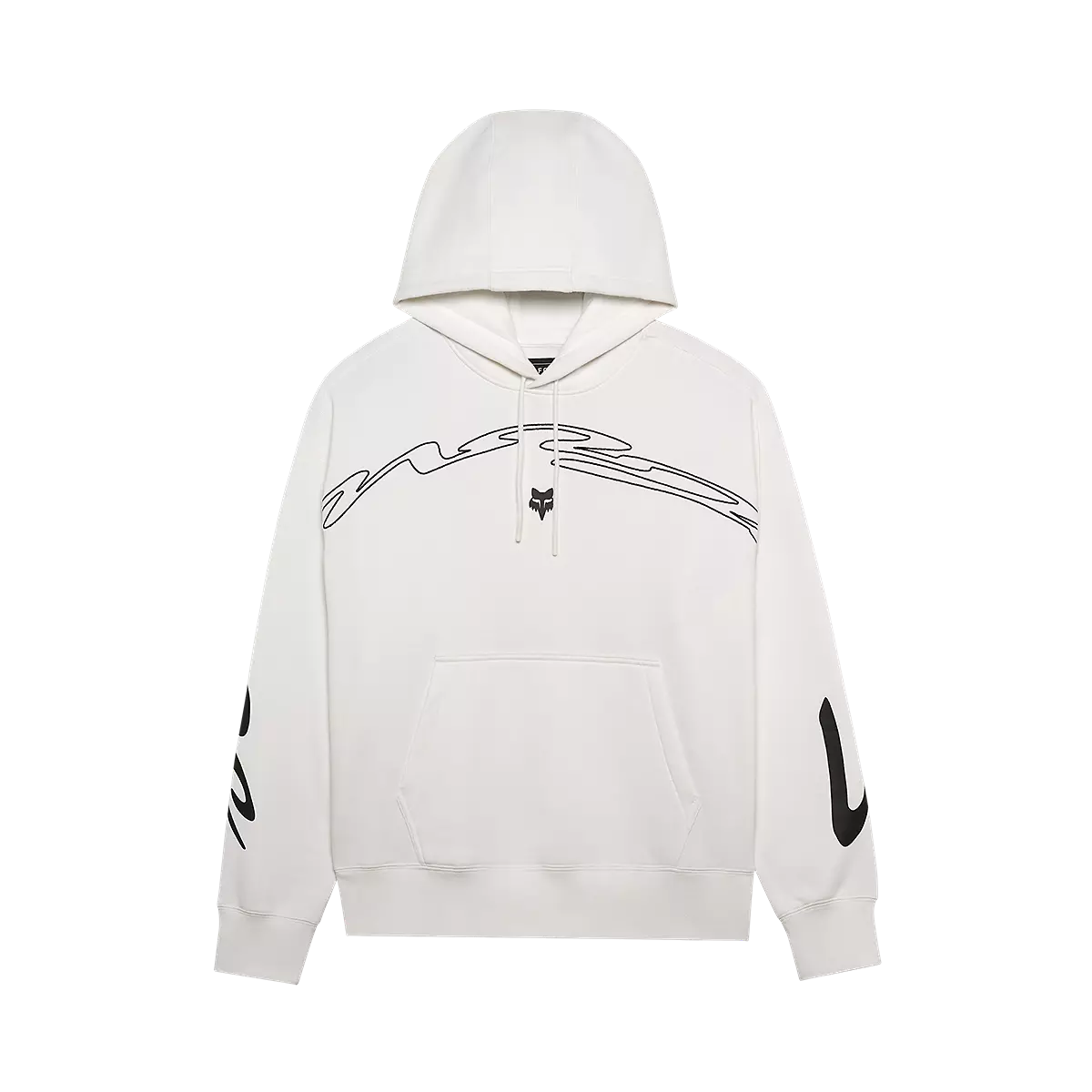 Fox Racing - Energy Face Oversized Pullover Hoodie-White (32895-008)