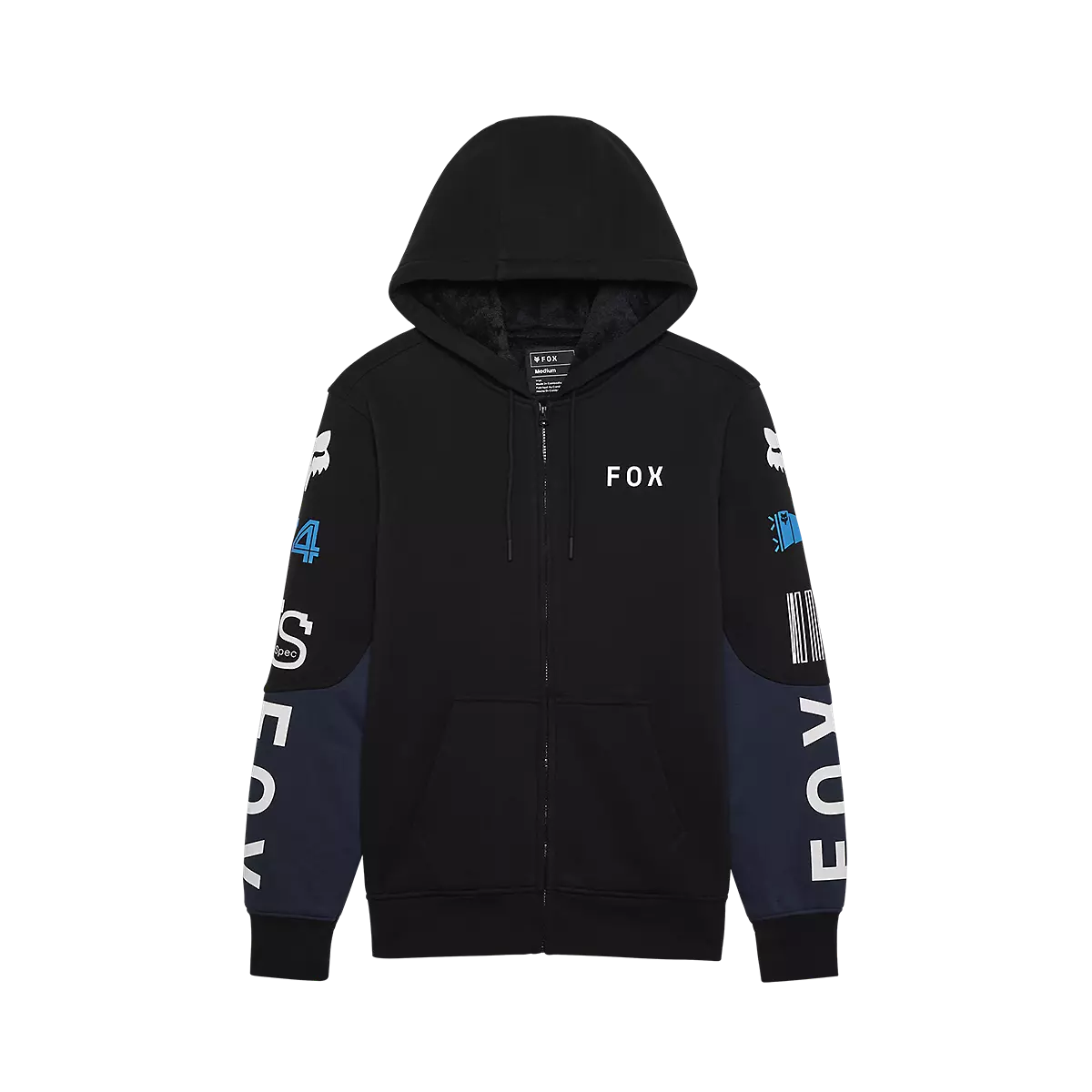 Fox Racing - Race Spec Blocked Sasquatch Zip Hoodie-Black (32900-001)