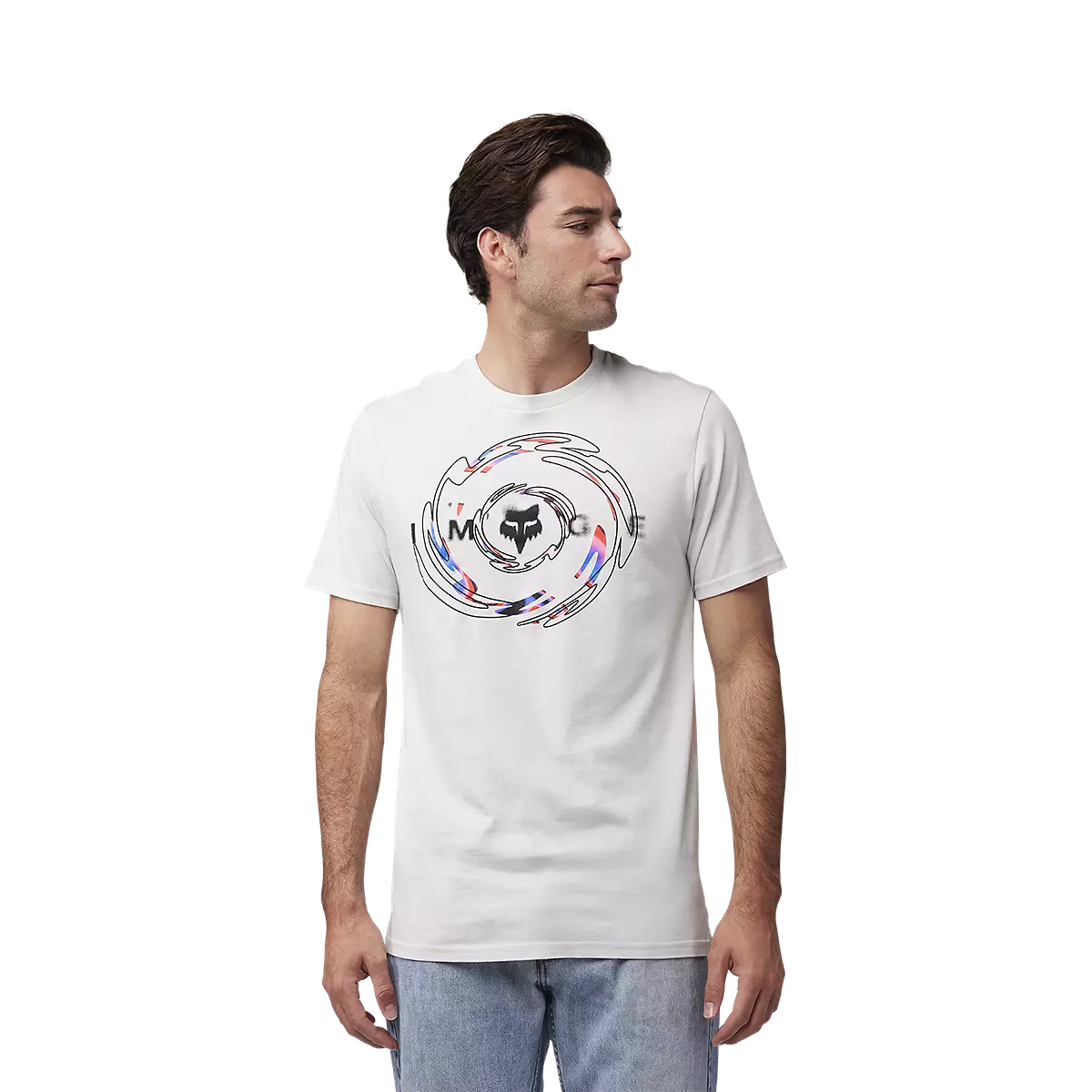 Fox Racing - Energy Face Premium Tee-Light Grey (32927-097)