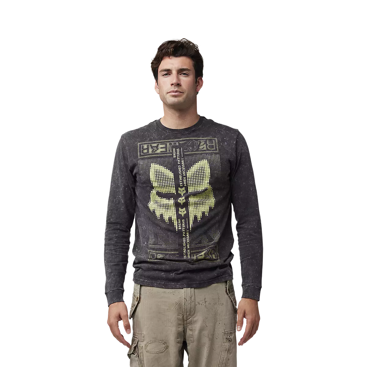 Fox Racing - Throttle Long Sleeve Premium Tee-Black (32934-001)